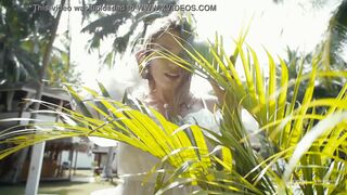 Hot Babe on the Beach Teasing for Nudex in the Philippines