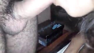 Brand new sucking hot boyfriend's cock