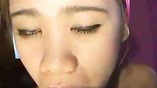 Cum shot for Thai teen Tia 18
