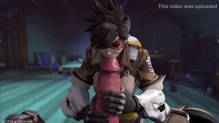 Overwatch - Tracer x Roadhog (Animated, Sound) [Guilty]
