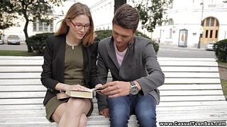 Casual Teen Sex - Teens Argentina learn English and teen-porn fuck