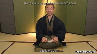 Kioko getting her wet pussy to squirt and shoot some water