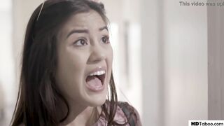 Teen peed herself in front of her Step Father - Kendra Spade