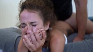 SHE THOUGHT THE SHOOT WOULD BE EASY - Big Cock Destroys 18 Yo Tight Teen Geis...