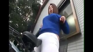 asian masturbation bycycle