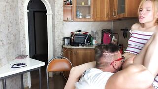 Muscle man and his cats 2