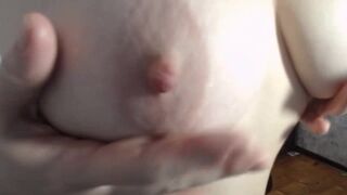Beautiful Russian Girl Shows Hard Nipples