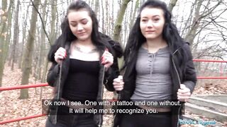 Public Agent Real Twins stopped on the street