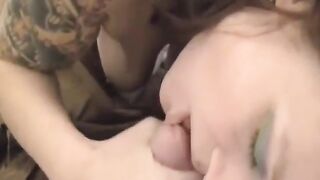 My friends hot stepmom jerks off my cock
