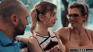 PURE TABOO Cheerleader c. Into Sex with Coach & Her Husband