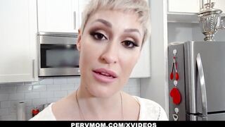 PervMom - Horny blonde stepmom (Ryan Keely) Making sex video with stepson