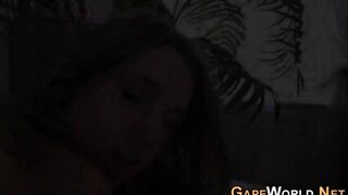 Gaping ass fucked teen