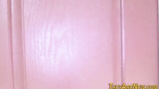 Sucking first timer petite teen gets fucked