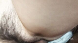 Veronikavonk Hairy pussy fuck and huge load