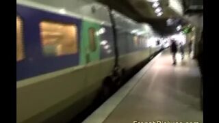 french Milf picked up for hert first anal