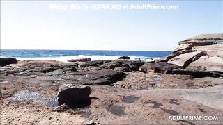 Anal sex on beach
