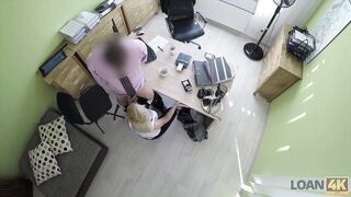 LOAN4K. Tender angelface gets indulged in hardcore action for cash