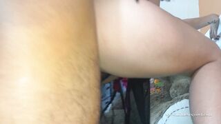 step dad fucks me in the morning while mom works - petite stepdaughter
