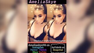 Amelia Skye Sucks and Tit fucks Big Cock on s.