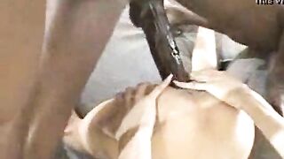 Very hot anal black fucking white sexy female
