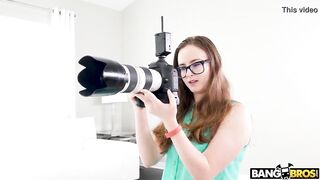 BANGBROS - Blonde Babe Alexa Grace Modeling For Some Big Black Cock