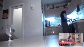 I went to her home again and cum inside in front of her husband again