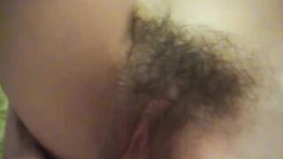 Teen hairy pussy home video