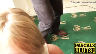Hardcore drilling session after a blowjob with mature babe