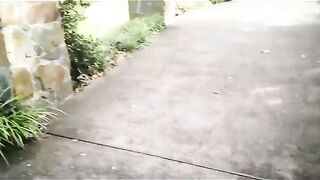 Drilling myself in a park