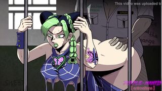 Jolyne Cujoh Gets her Thicc Ass Interrogated - Jojos Bizarre Adventure Commission