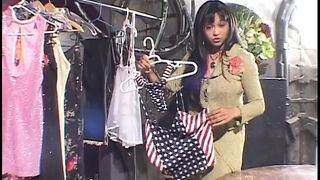 Hot Asian whore getting slammed hard