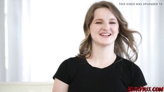 Big teen tits Eliza Eves rimming before doggystyle with stud