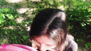 My girlfriend wants spontaneous sex right in a forest grove