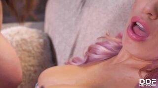 Voluptuous Scissor Sisters Lily Madison & Harmony Reigns Love Licking Pussy