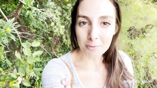 Ersties: Sexy Babe Ana Squirts Outdoors For Us To See