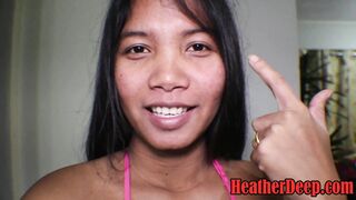 https://onlyfans.com/heatherdeep HEATHERDEEP.COM 19 week pregnant thai teen heather deep in maid outfits gives deepthroat and creamthroat in the kitchen