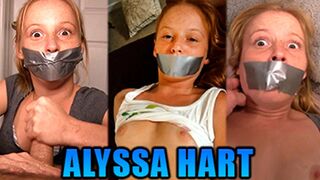 Tiny Redhead Alyssa Hart Duct Tape Gagged In Three Hot Gag Fetish Videos