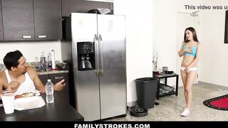 FamilyStrokes - Stepdaughter (Lucy Doll) Lives to Please Her StepDaddy