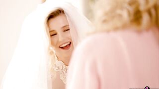 On her wedding day stepmom licked stepdaughters pussy