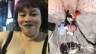 Cock and balls frying