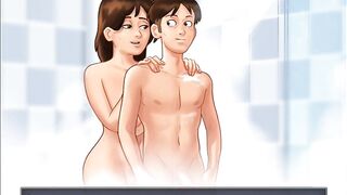 Summertime Saga Cap 10 - Mi Madrastra Me Hace Una Paja En La Ducha