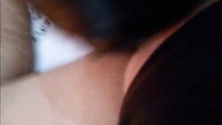Beautiful young Colombian gives me a blowjob