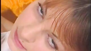 Cute Girl With A Bush Rides Cock On A Couch