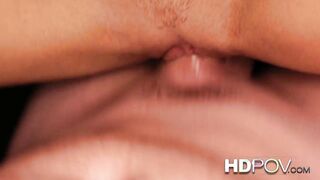 HD POV Hot College Girl is eager to please you