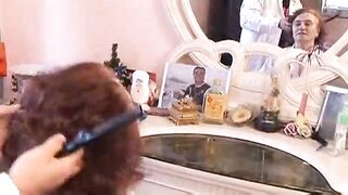 Find out why Granny likes getting her hair done - xHamster.com