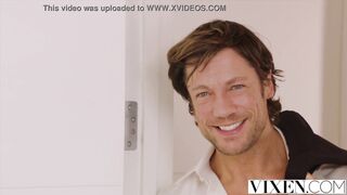 VIXEN Married Couple Seduces Babysitter