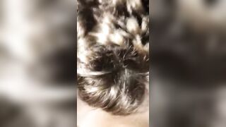 Amateur dude licking a shaved vagina