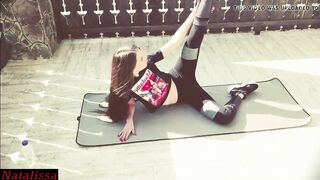 Step Brother Creampied Me During Morning Workout - Natalissa