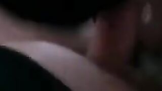 real amateur wife sucks the shit out of him