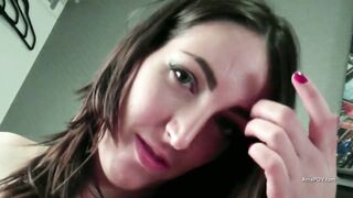 Filming Liz on my phone while she blows and sucks me off